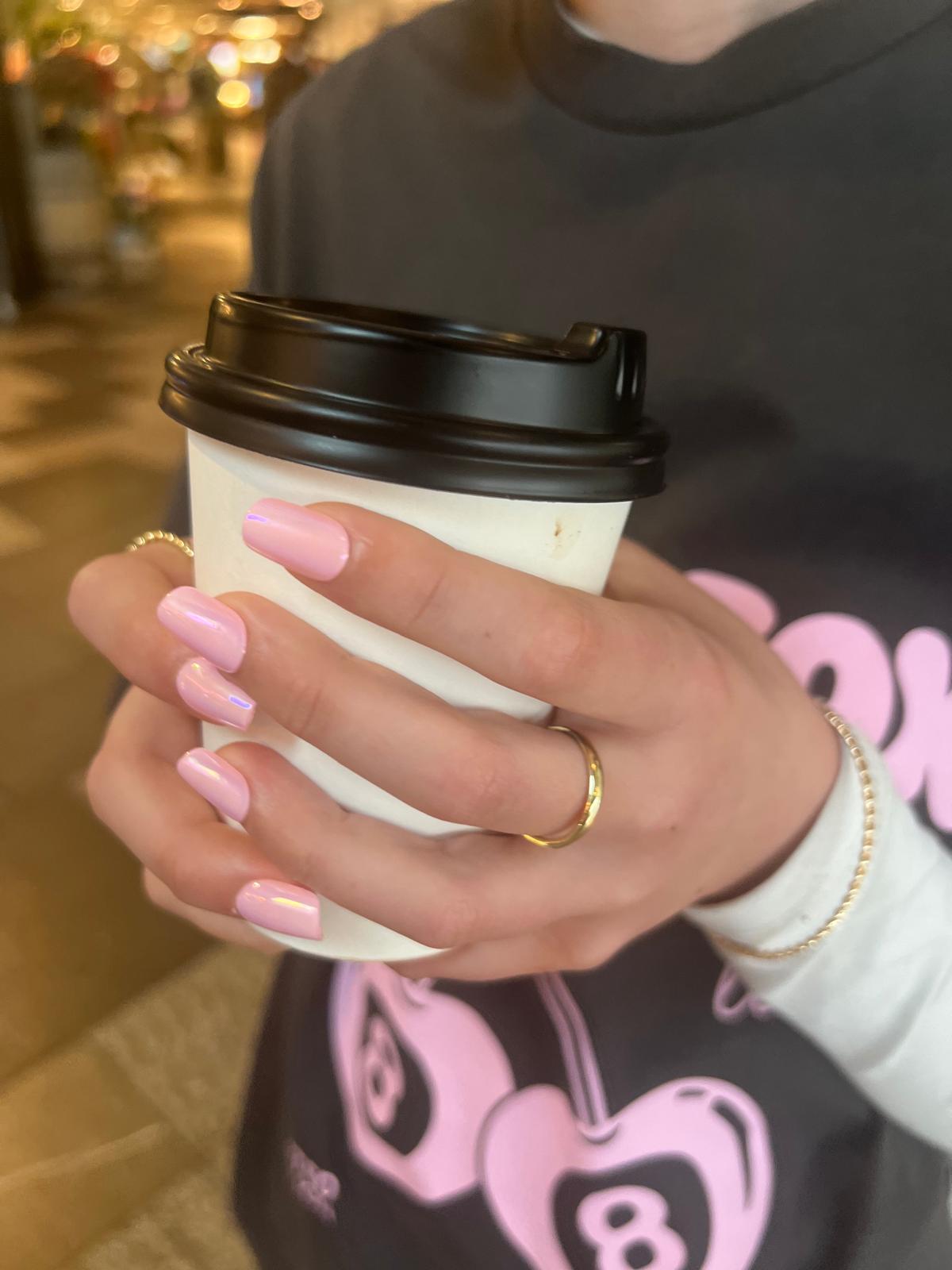 Blush Babe 🌸 Short Pink Glossy