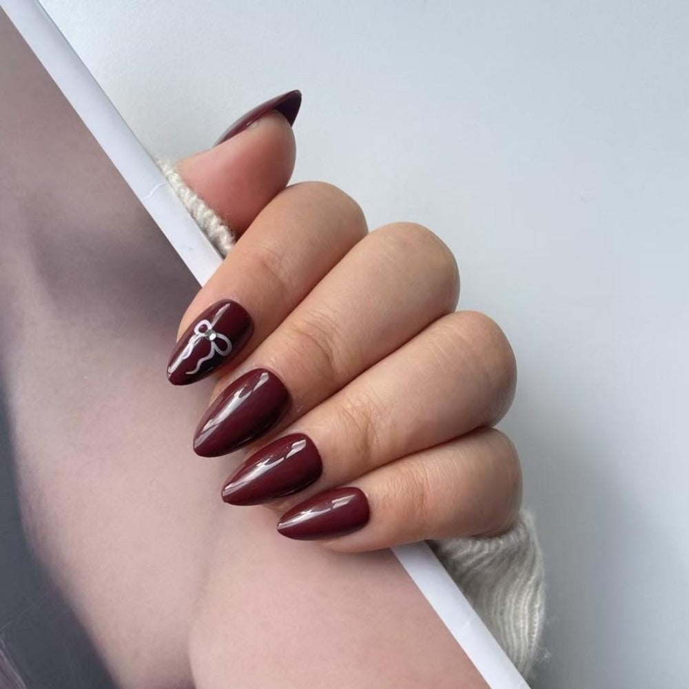 Forbidden Bloom 🌹– Glossy Dark Red
