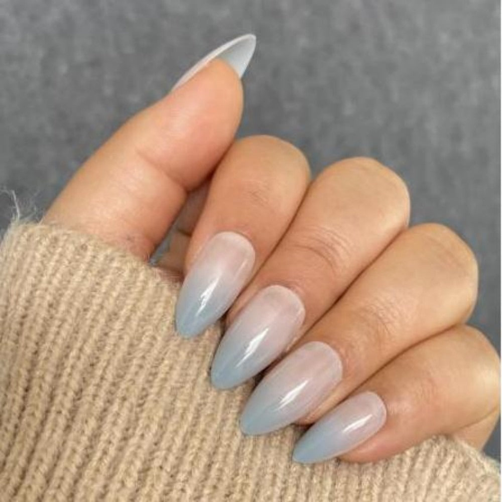 Celestial Mist 🌙 | Frosty Blue Ombré